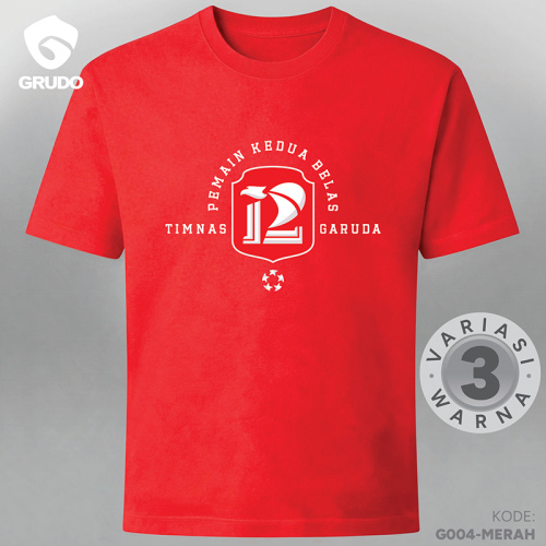 T-shirt Simbol Pemain Ke-12 - Logo kecil