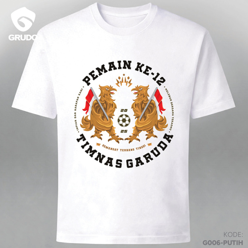 T-shirt Pemain ke-12 - 'Tekad Garuda'.