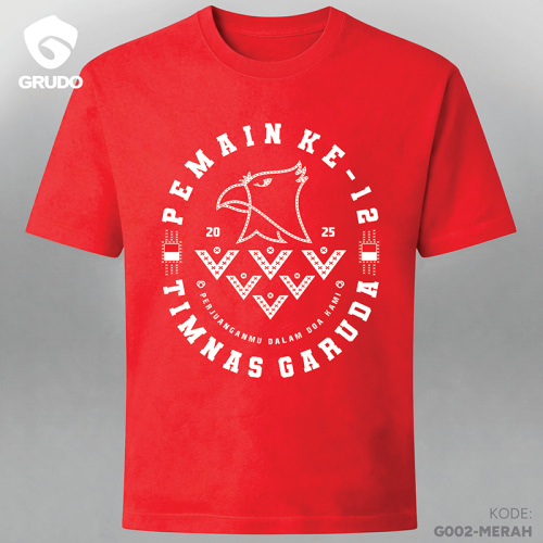 T-shirt Pemain ke-12 - 'Harapan dan Doa Garuda'.