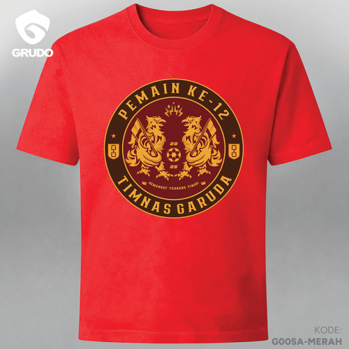 T-shirt Pemain ke-12 - 'Semangat Garuda'.